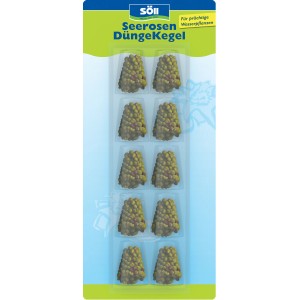 Söll Seerosen Dünge Kegel, 10 Stück, für prächtige Wasserpflanzen im Teich.
