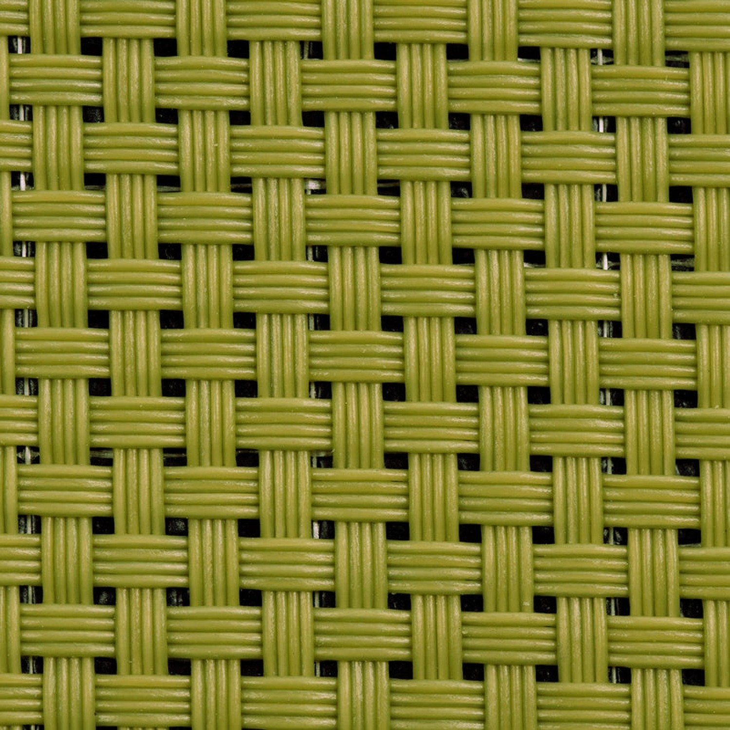 Detailaufnahme: Grüner KARAT Outdoor Teppich Aversa, wetterfest, gewebte Struktur.