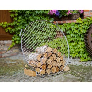CookKing Grillrost Ø 80cm mit Griffen, Edelstahl, für Feuerschalen. Grillzubehör für universelle Nutzung.