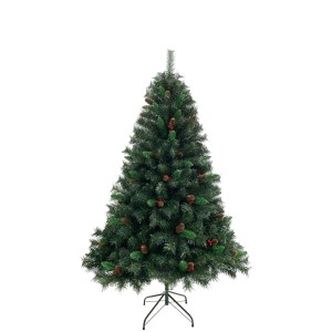 Svita künstlicher Weihnachtsbaum 180cm mit Zapfen und Beeren, Luvi-Nadeln, inkl. Ständer.