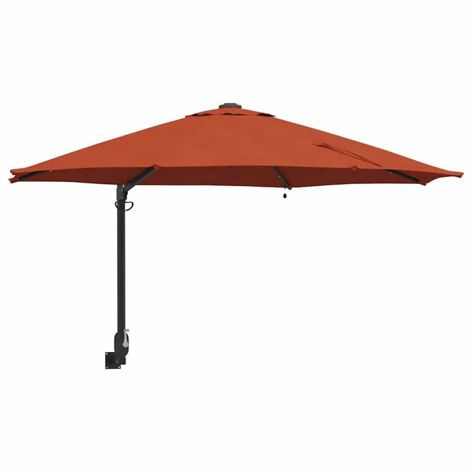 vidaXL Gartenparasol Rot und Schwarz 248 x 248 x 148 cm 42003248 günstig online kaufen