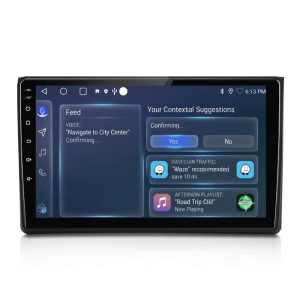 Junsun 9 Zoll Autoradio für AUDI A4 (2000-2009) mit Touchscreen und App-Navigation.