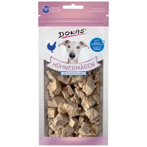Dokas Hunde-Belohnungssnacks Hühnermägen Gefriergetrocknet 20 g