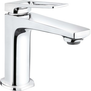 Moderne Chrom Waschtischarmatur baliv WT-140 für Waschbecken im Bad.