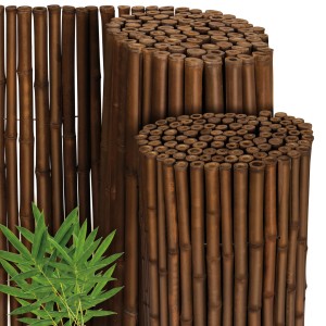 Sol Royal Bambus Sichtschutzzaun, braun, 100x250cm, Zubehör für Zaunbau & Sichtschutz.