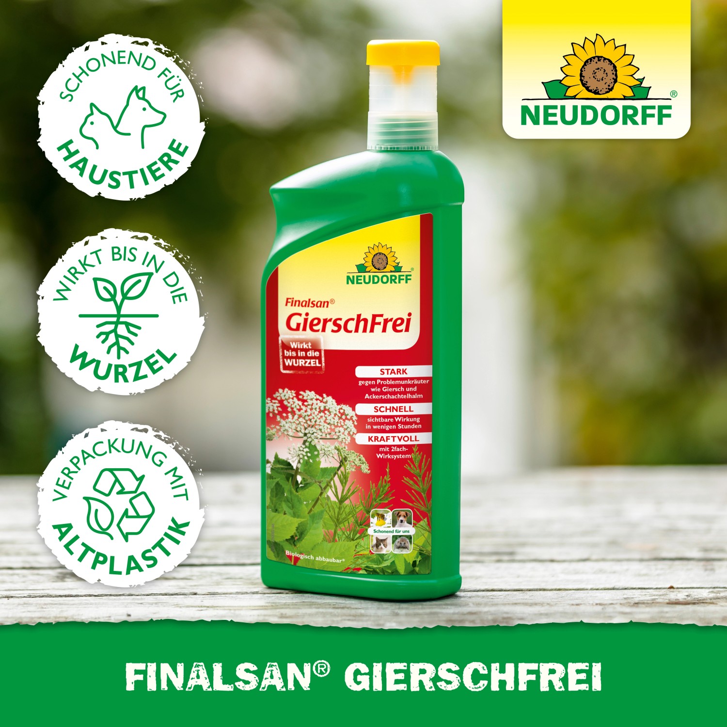 Neudorff Finalsan Giersch-Frei 1 l: Unkrautvernichter für Beete, wirkt bis in die Wurzel.