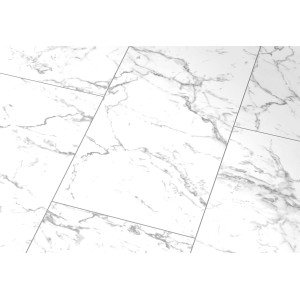 Helles Laminat im Marmor-Design: Jangal Laminat 8 mm Marmor White für stilvolle Böden.