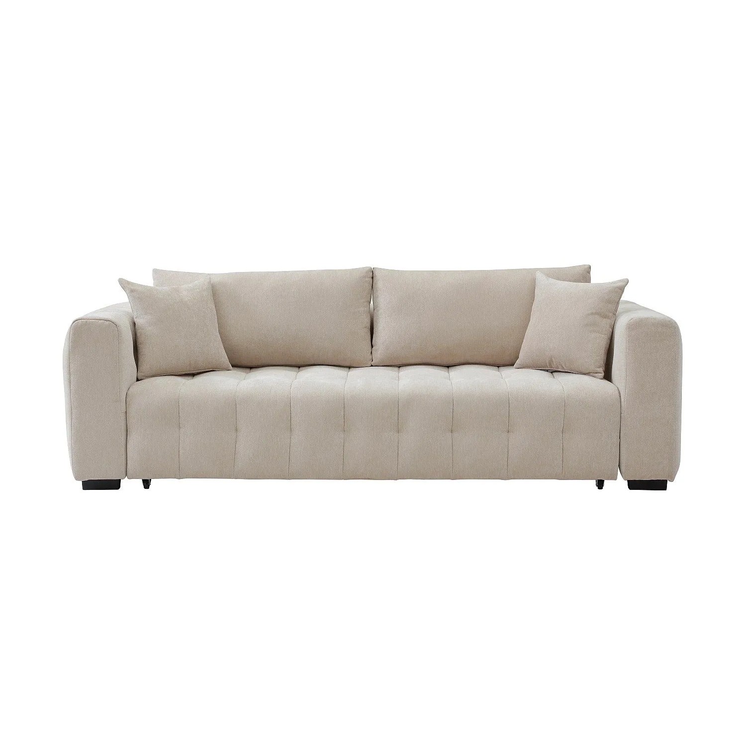 Vente-unique Schlafsofa Panilo Beige 240 cm