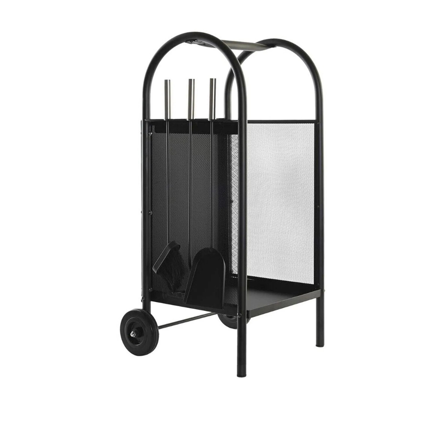 Sannover Kaminholzregal für Innenräume mit Rädern