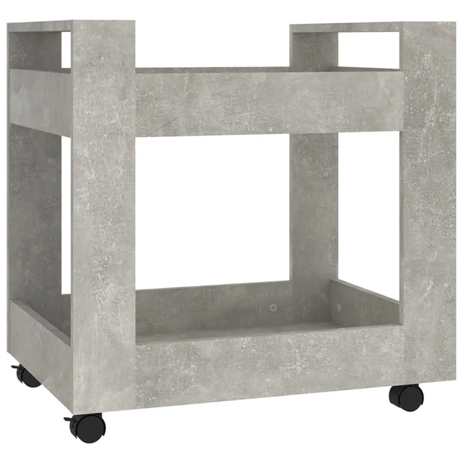vidaXL Bürowagen Betongrau 60x45x60 cm Holzwerkstoff 816604