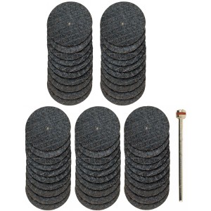 Proxxon Trennscheiben, 22 mm, 50 Stück, mit Gewebe und Schaft für Miniaturwerkzeuge.