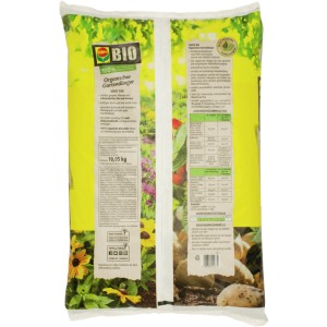 Sack Compo Bio Organischer Gartendünger, 10,05 kg, für gesundes Pflanzenwachstum im Garten.