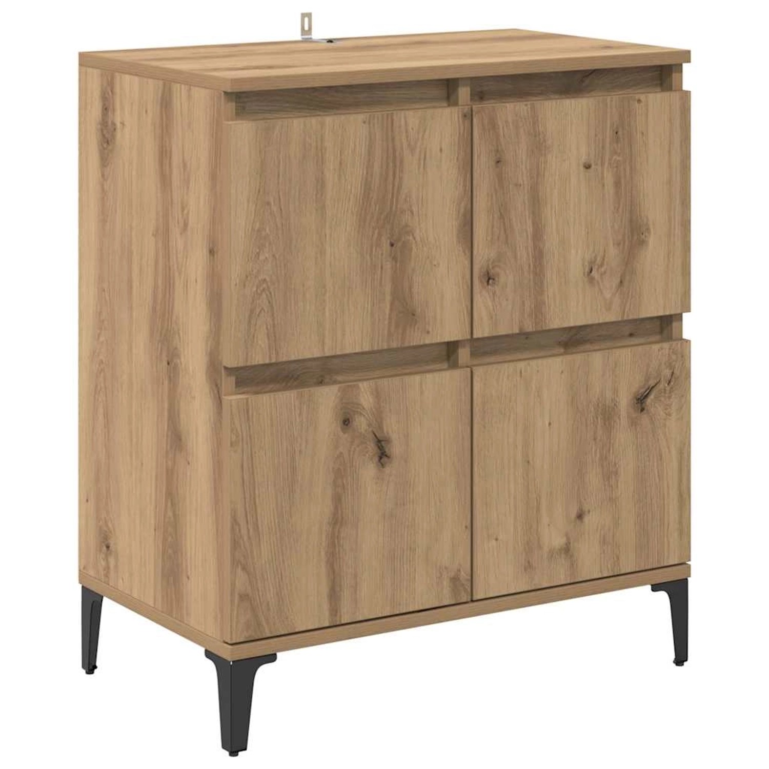vidaXL Sideboard Artisan-Eiche 60 x 35 x 70 cm Verbundholz und Eisen 881267