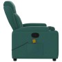 vidaXL Massage-Relaxsessel Dunkelgrüner Stoff 3206003_8