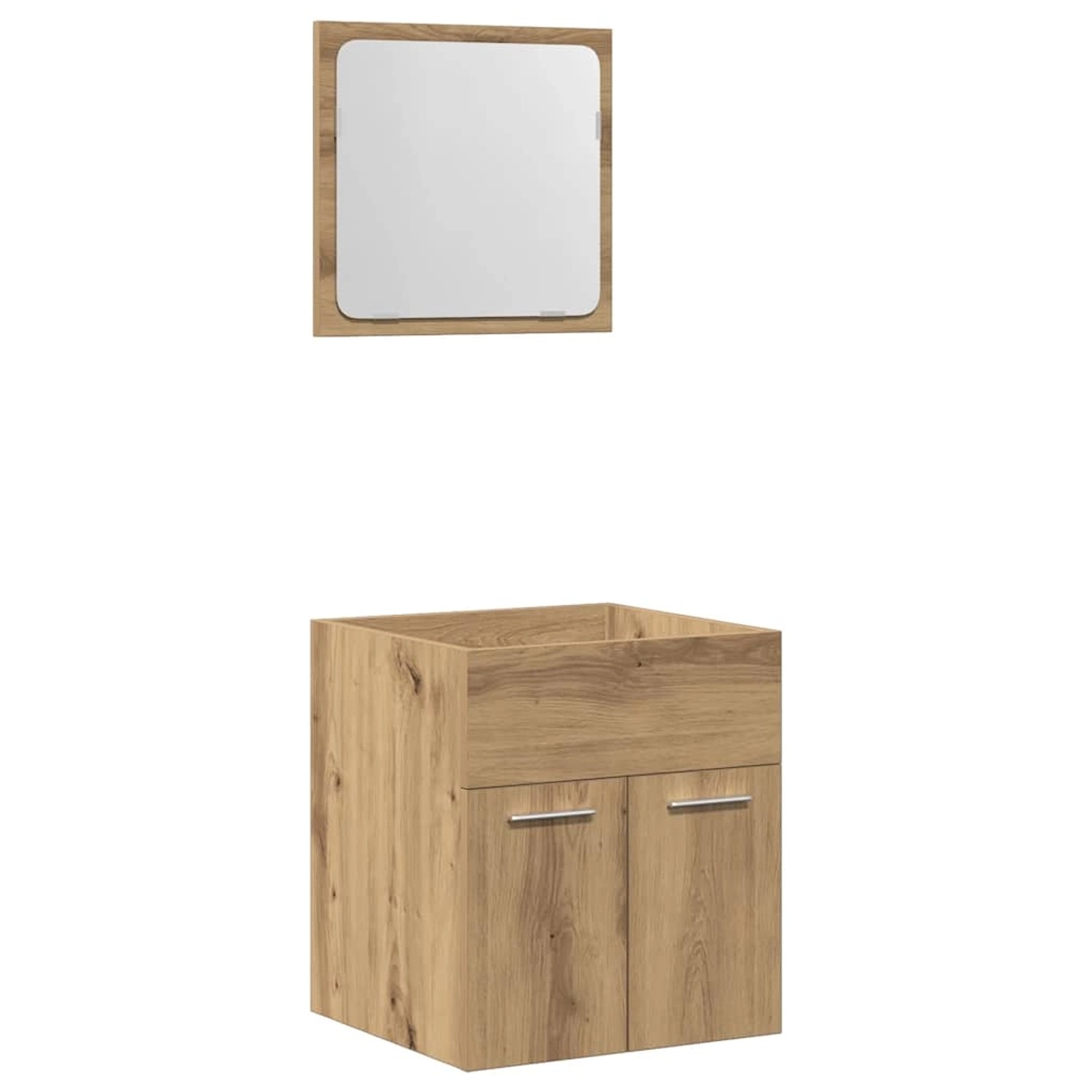 vidaXL 2-Tlg Badmöbel-Set Artisan-Eiche Holzwerkstoff 862037 günstig online kaufen