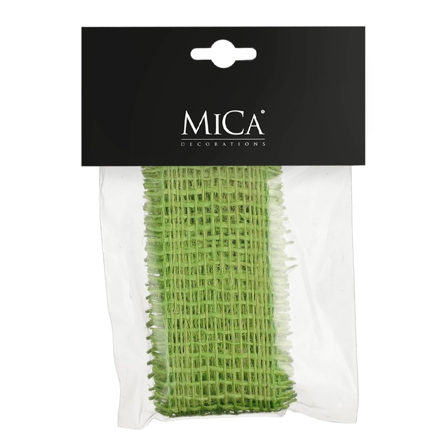 Mica Decorations Jute 100 cm x 4 cm Grün günstig online kaufen