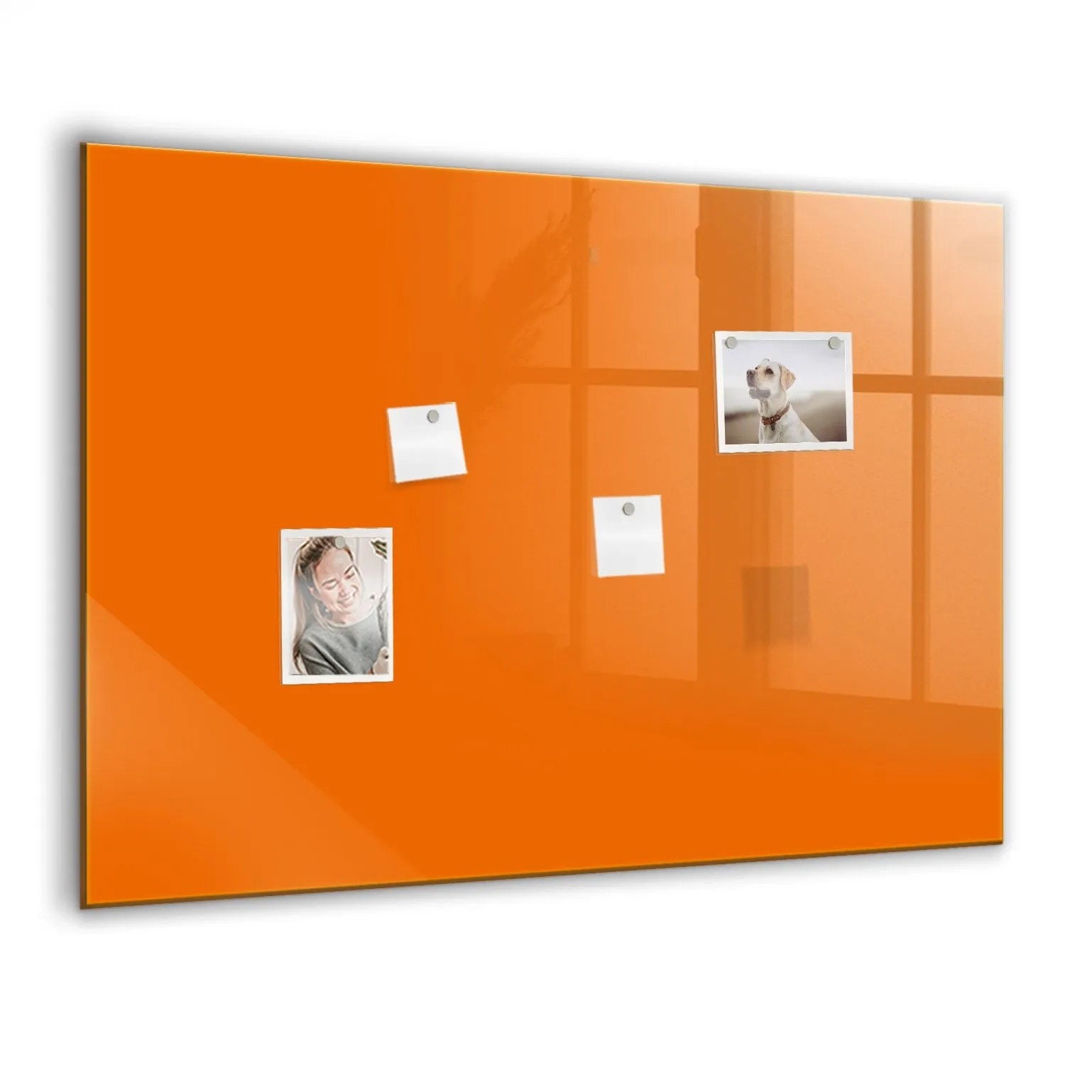 Tulup Magnettafel Glas Orange Farbe 100x70 cm Magnettafel Zum Schreiben Sch günstig online kaufen