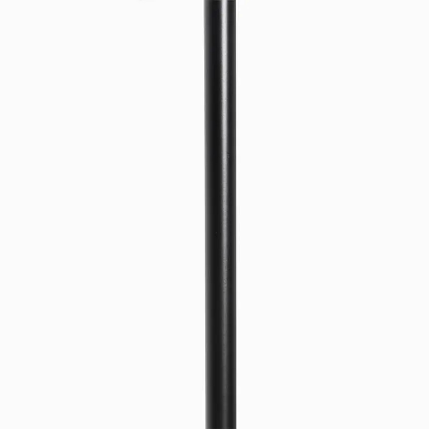 QAZQA Stehlampe Schwarz mit Gold mit Rauchglas 2 Lichter Zuzanna_7