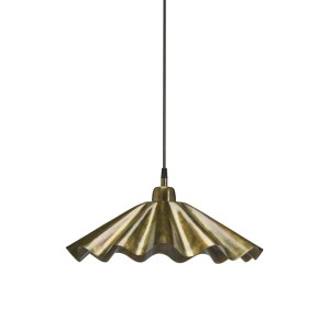 PR Home Aira Pendelleuchte aus Messing mit dekorativem, handgefertigtem Design.