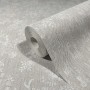 Rolle Marburg Vliestapete in Greige mit grafisch-romantischem Muster.