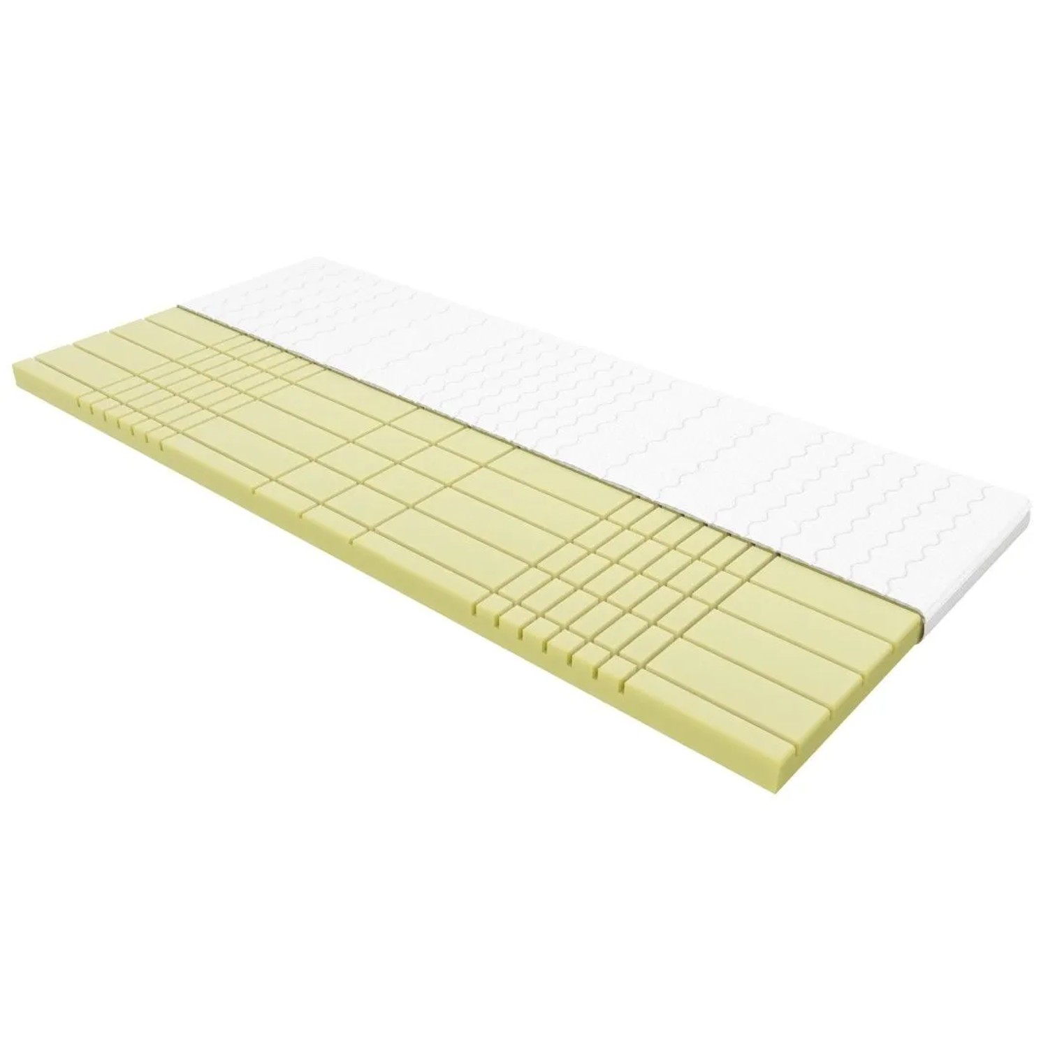 AM Qualitätsmatratzen 3D Deluxe 7-Zonen Kaltschaum Topper RG50 Made in Germany mit Lyocell Bezug & Anti-Rutsch 100x220cm