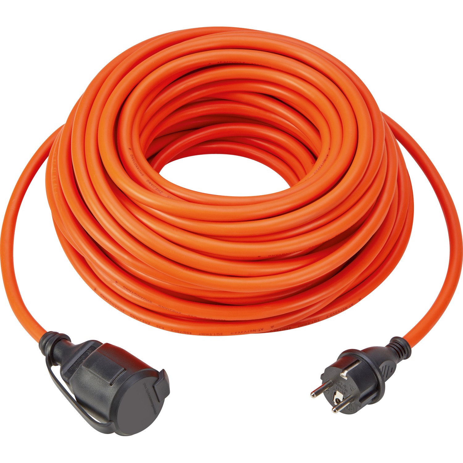 Verlängerungskabel Orange-Schwarz 25 m IP44 günstig online kaufen