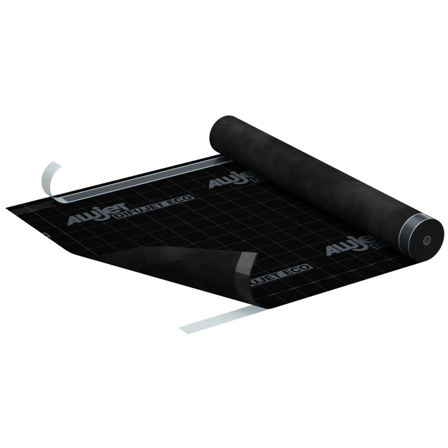 Alujet-Schalungsbahn Difujet Schwarz 50 m x 1,5 m