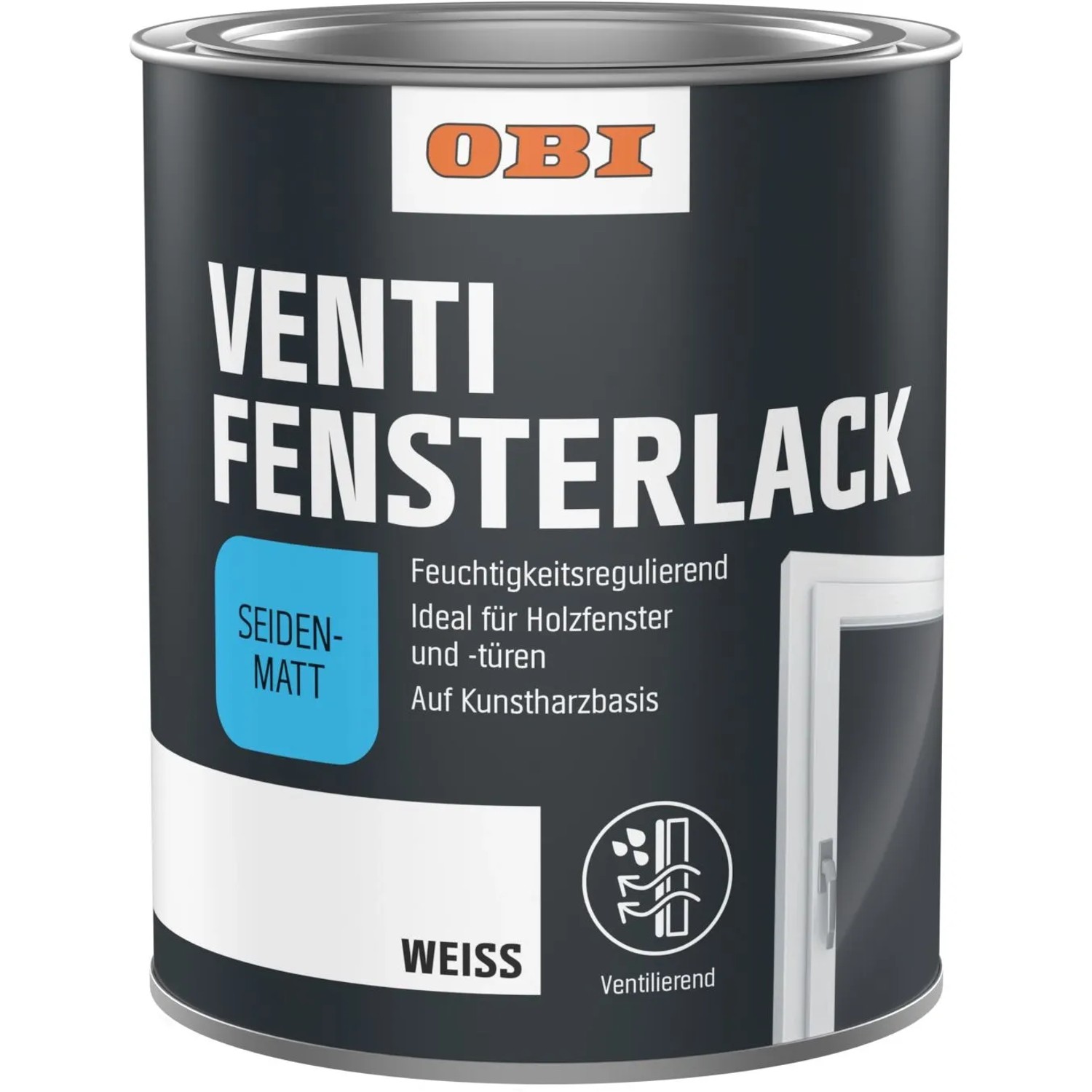 OBI Venti Fensterlack Weiß seidenmatt 750 ml günstig online kaufen