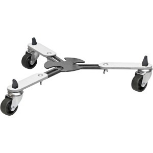 Wagner Pflanzenroller Sun City Small 0817: Wetterfester Rolluntersetzer aus Stahl mit drei Rollen.