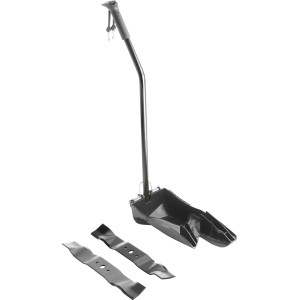 Alpina Mulchkit für AT4 84 Rasentraktor mit Mulchmesser und Mulchkeil.