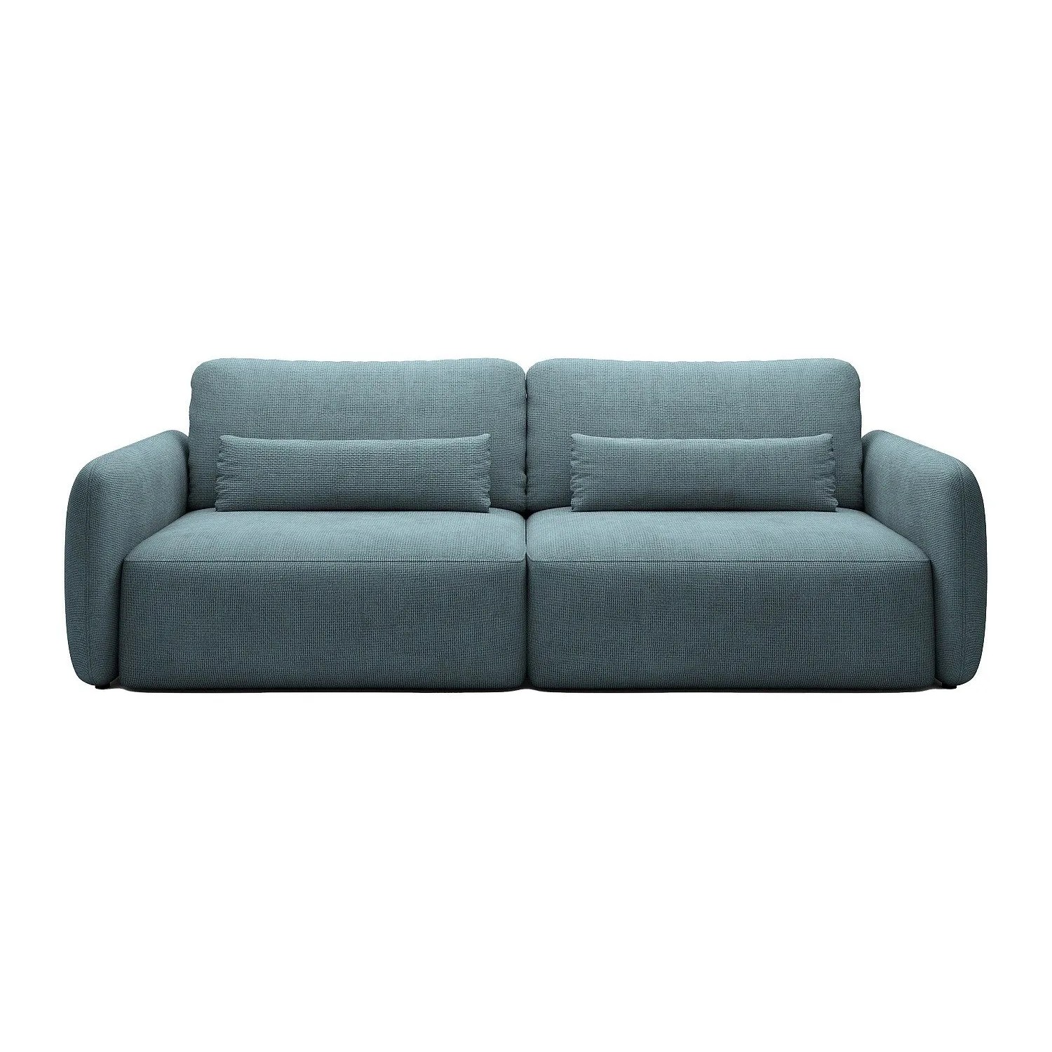 Vente-unique Schlafsofa Vopoza Blau 238 cm