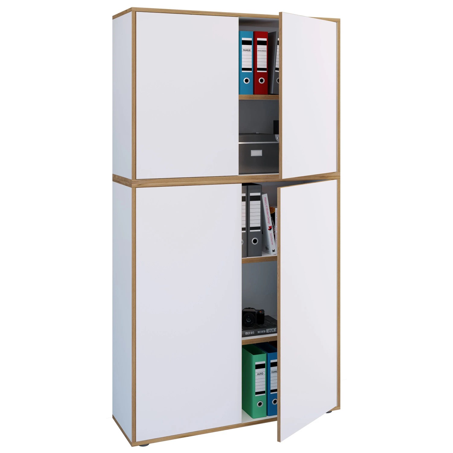 VCM Büroschrank Salia Weiß
