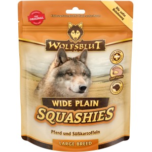 Wolfsblut Squashies Pferd, Hunde-Belohnungssnacks für große Rassen mit Süßkartoffel.
