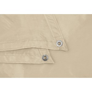 Detailansicht: Schneider Sonnensegel Lanzarote Natur, 360x360 cm, mit Ösen.