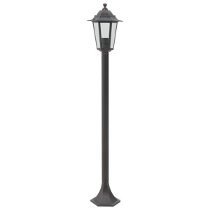 vidaXL Garten-Pollerleuchte 6 Stk E27 110 cm Aluminium Bronzefarben 44205