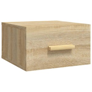 Wand-Nachttisch in Sonoma-Eiche (35x35x20 cm) für Schlafzimmer.