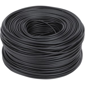 Worx Begrenzungsdraht (100 m) für Landroid Mähroboter, Rolle schwarzer Draht.