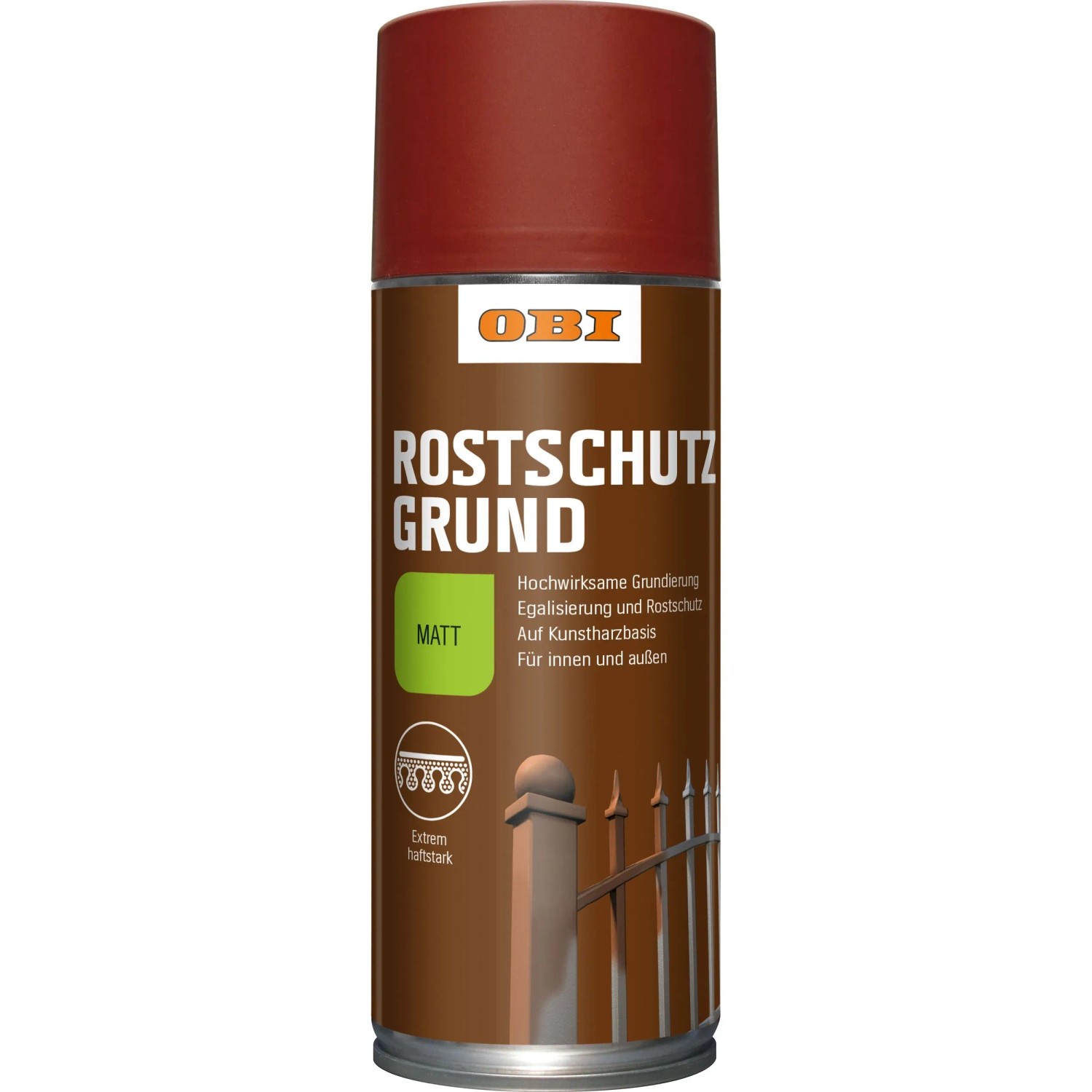 OBI Rostschutz-Grundierung Spray Rotbraun matt 400 ml