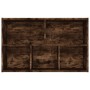 VidaXL Bücherregal/Sideboard Räuchereiche, Holzwerkstoff, 5 Fächer.