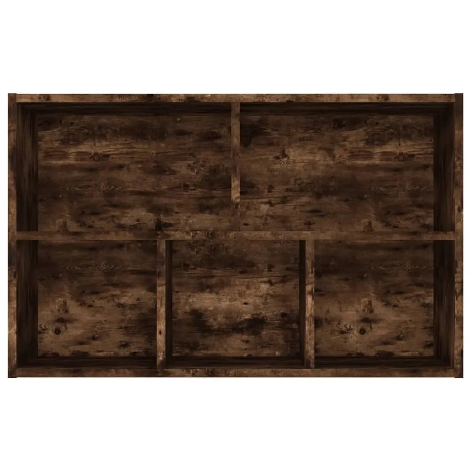 VidaXL Bücherregal/Sideboard Räuchereiche, Holzwerkstoff, 5 Fächer.
