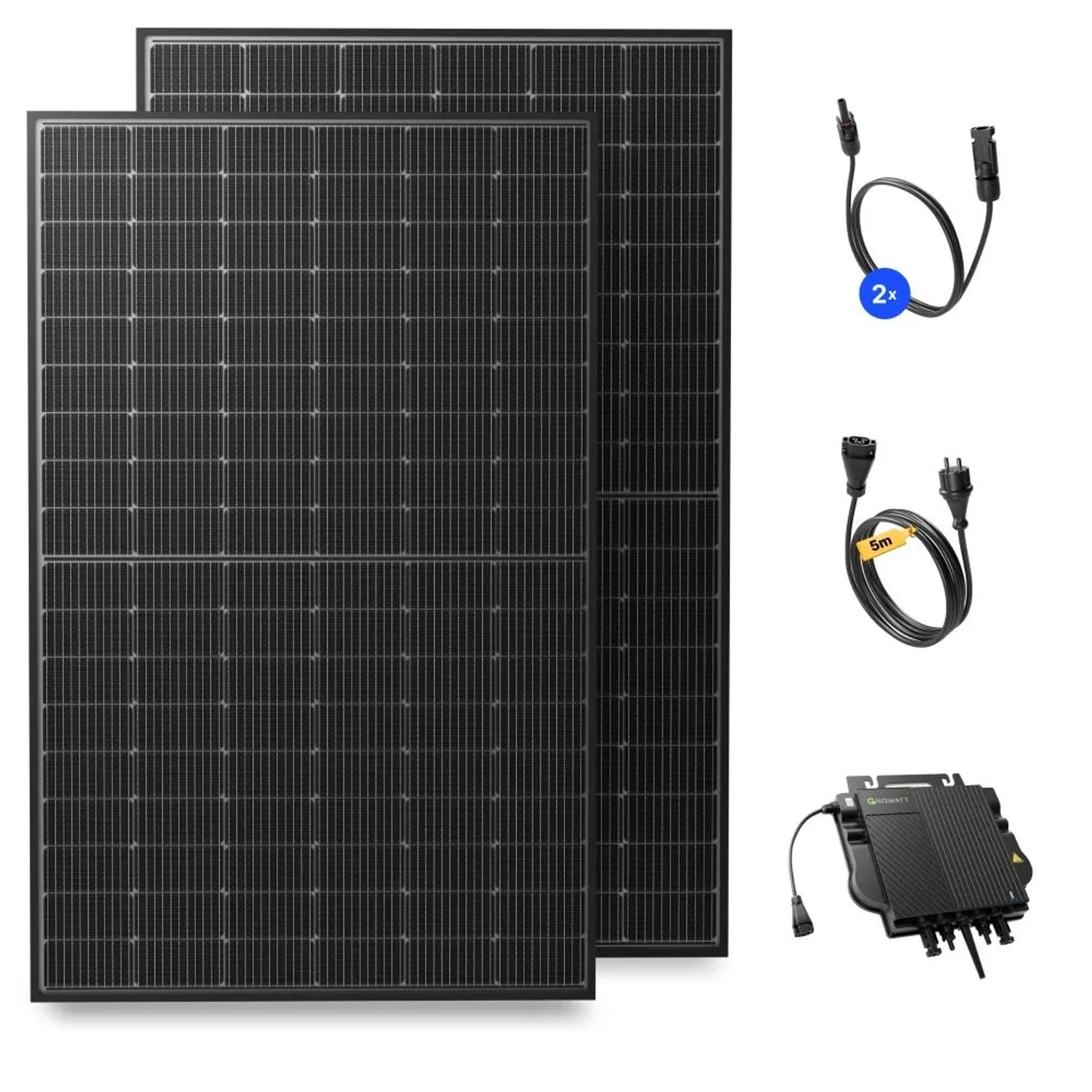 Solakon Balkonkraftwerk 900W Solaranlage Steckerfertig Komplettset Photovol günstig online kaufen