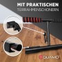 Quamo Klimmzugstange für Türrahmen, Details der Montage und Türrahmenschoner.