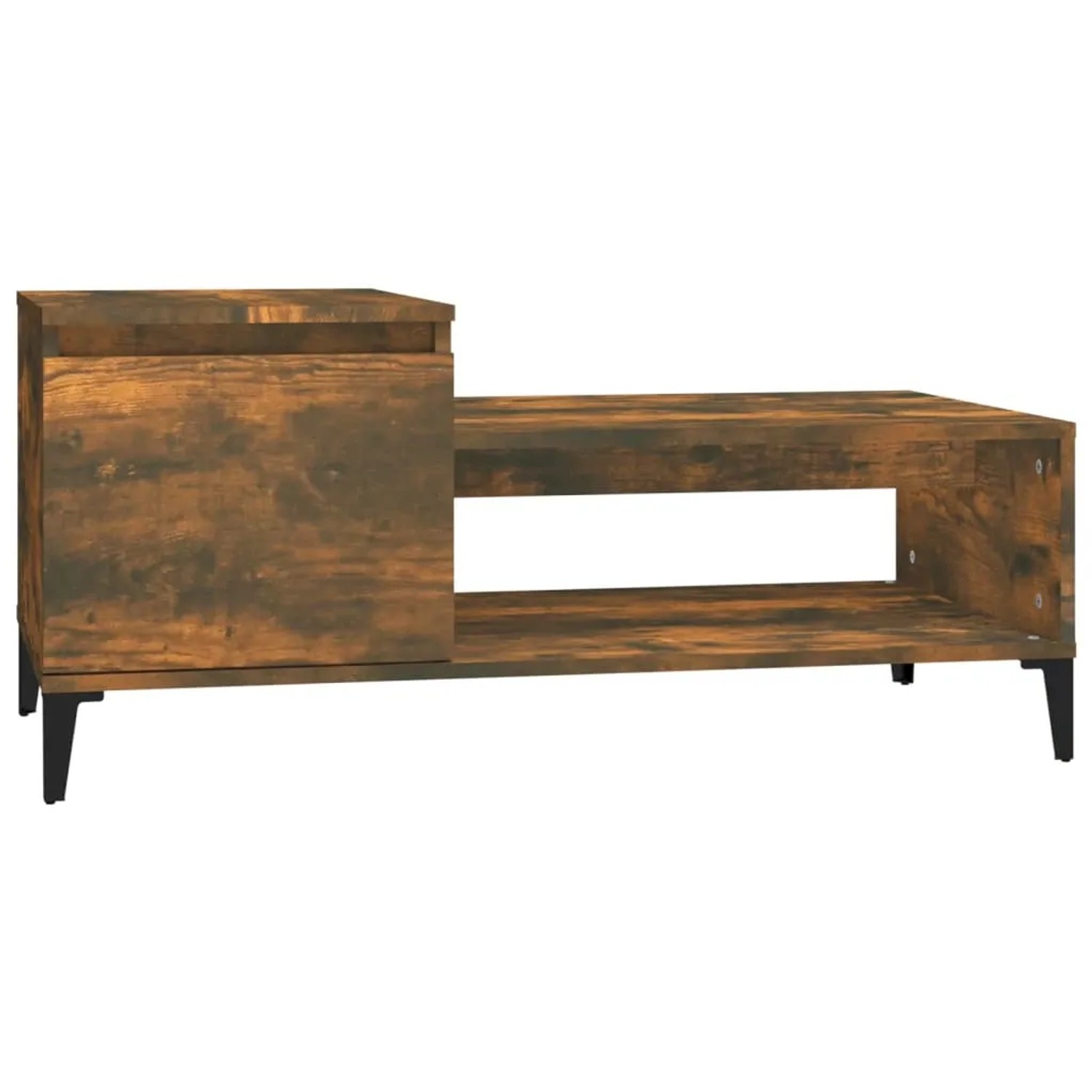 vidaXL Couchtisch Räuchereiche 100x50x45 cm Holzwerkstoff 821137