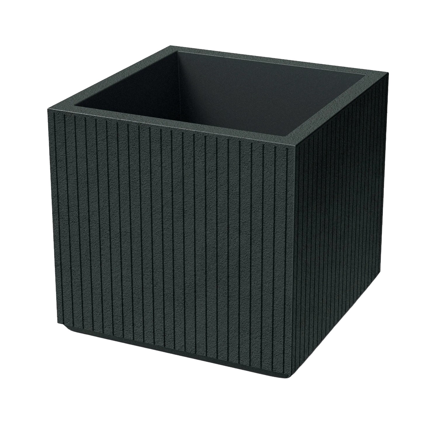 Prosperplast Blumentopf Coro Square 44 cm x 48 cm x 48 cm Charcoal