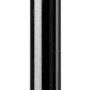 Hettich Tischbein, Ø 30 mm, 150 mm hoch, schwarz, mit Montageplatte.