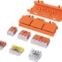 Wago Verbindungsklemmen Set L-BOXX Mini 887-995 mit verschiedenen Klemmen und Adaptern.