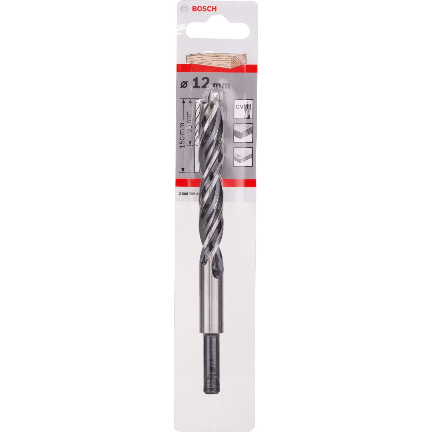 Bosch Holzspiralbohrer Standard 12 mm x 96 mm x 151 mm günstig online kaufen