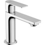 Hansgrohe Rebris E Waschtischarmatur 110 CoolStart, Chrom. Einhebelmischer für Waschbecken im Badezimmer.