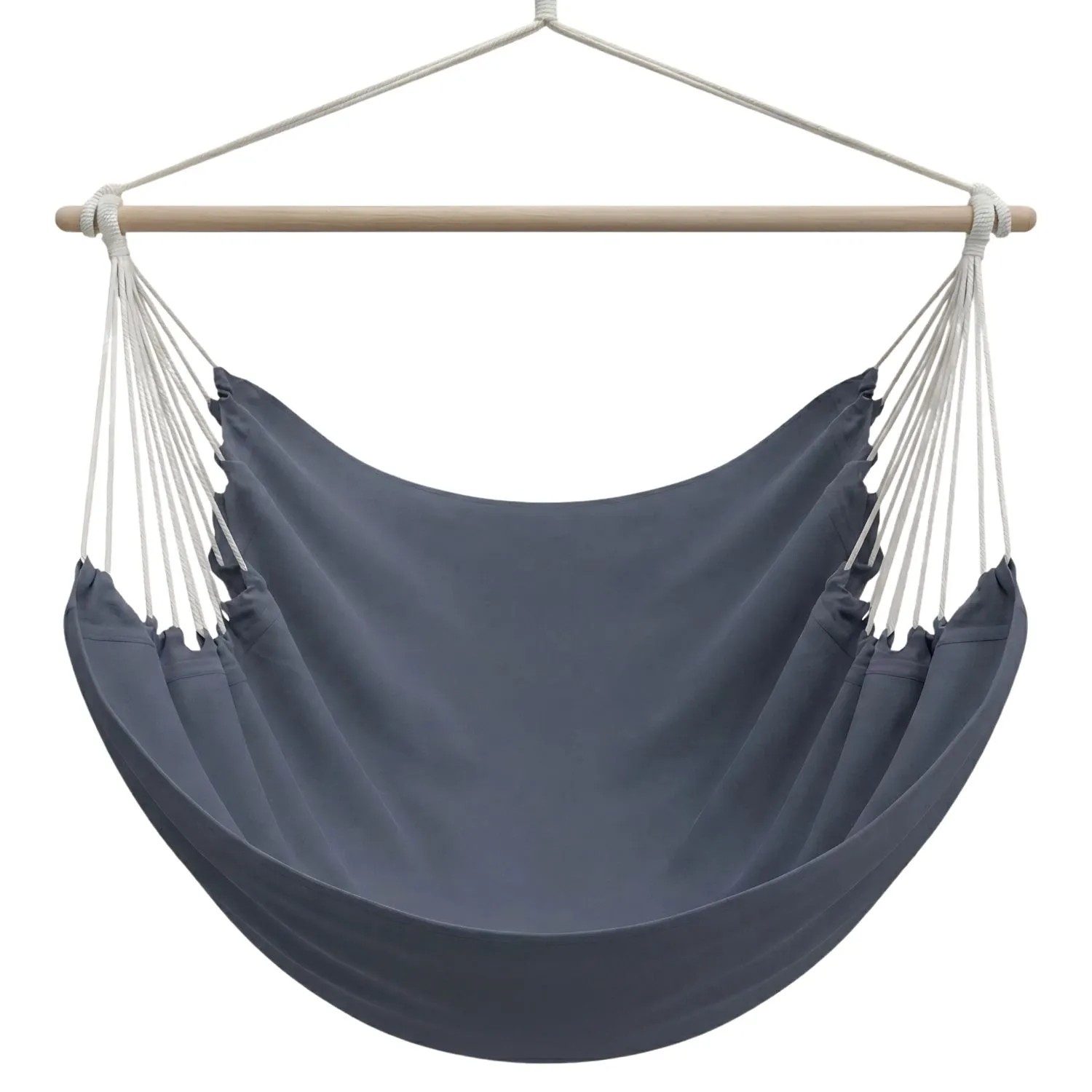 AMANKA XXL-Hängesessel bis 150 kg Belastbar 185 x 130 cm Anthrazit