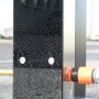 Summer Fun Exquisit Solardusche mit Glasfront und Wasseranschluss im Detail.